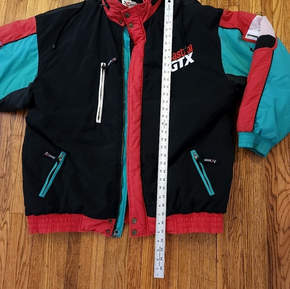 VTG Nascar 2000 Jacket Mens XL Color Block Hooded Casey Atwood 27 Chase Rare - Picture 12 of 13